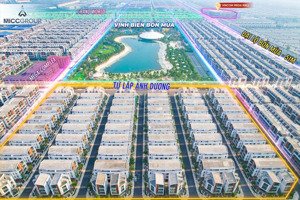 bán biệt thự ánh dương 120m² vinhomes ocean park 3, sát vịnh biển bốn mùa paradise giá 140tr/m2