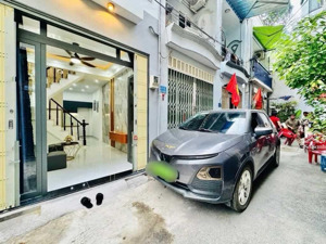 nhà lê văn thọ, gò vấp - 4.49 tỷ, dt 21.8m2 (cn đủ), 3 tầng, 3pn, hẻm xe hơi, shr cc.