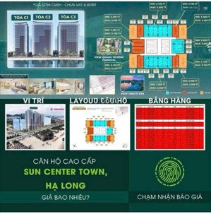 bán chung cư sun centro town quảng ninh