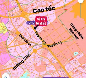 gấp 1500m2 có 150m2 thổ, xã long an, long thành, ngay tuyến t2, mặt trước vào sân bay long thành