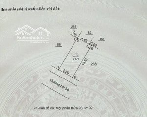 bán lô đất dịch vụ thị trấn trạm trôi 81,1 m2 siêu đẹp