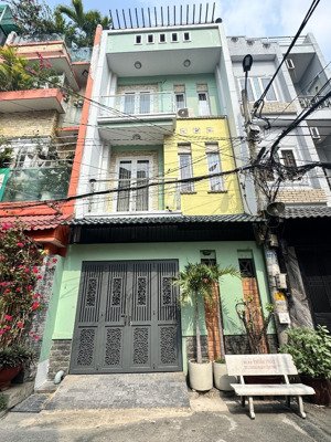 hẻm xe hơi nguyễn cửu đàm [5m x 16m] trệt - 2lầu - sân thượng - 4pn- 5wc