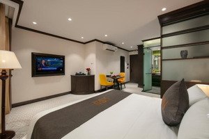 bán nhà mặt phố đào tấn bên chẵn , dt 45m2 x 7 tầng , 2 mặt trước sau , mt 4,5m