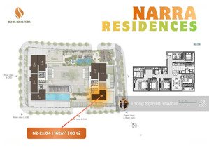 narra residences: bán căn 4pn view sông trực diện, toàn cảnh tp