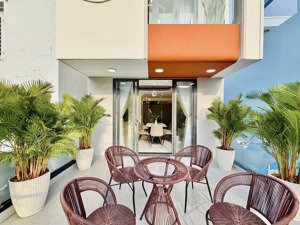 bán nhà xây mới 5 tầng, hẻm ô tô 1 trục gần công viên làng hoa gò vấp full nội thất có gara 7tỷ72