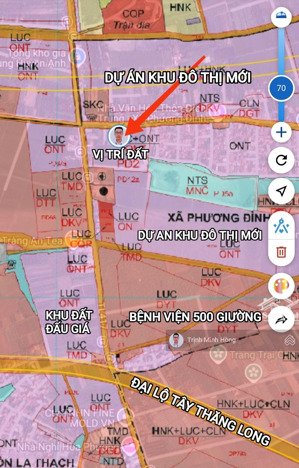 73.5m2 đất đấu giá bệ máy, xã phương đình, đan phượng. cách đại lộ tây thăng long chỉ hơn 1km. sđcc