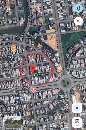 bán 2 lô liền kề đường ngô huy diễn, đường thông, sát ngã tư thông thoáng