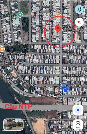 bán lô đất mặt tiền lê quảng chí , hướng đông nam , vị trí kinh doanh buôn bán sầm uất