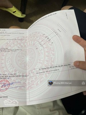 bán lô đất full thổ cư, tái định cư đồng doi ba vì, gần ga cuối tuyến metro số 5, giá hơn 3 tỷ