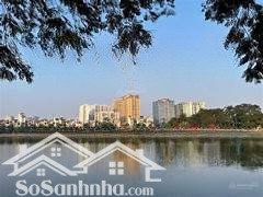 cho thuê nhà mặt hồ hoàng cầu view cực đỉnh 80m x 5 tầng ô tô vào nhà vỉa hè rộng giá 28tr