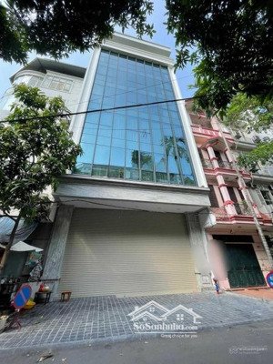tòa nhà vp huỳnh thúc kháng - nguyên hồng 90m2x8t, mới tinh, thông sàn, thang máy, pccc, 50tr/th