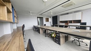 sàn văn phòng đầy đủ nội thất (8x16m) thạnh mỹ lợi, q2 (khu đảo kim cương). giá thuê 30tr/th