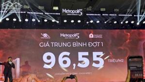 Metropoli 5 Chính Thức Ra Mắt – 5 Tòa Chung Cư Cao Cấp, Giá Từ 96 Triệu/m²