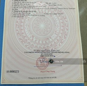 căn nhà 2 tầng mặt tiền đường cao xuân huy, ngay sau lưng cảnh sát pccc phan đăng lưu