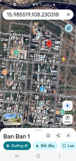 bán đất 100m2, 4 tỷ, tại ban ban 1, hòa quý, ngũ hành sơn, đà nẵng, giá ưu đãi