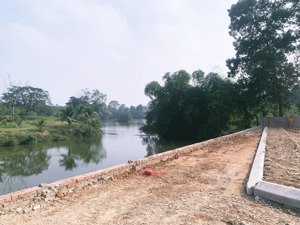 lô góc, view hồ, 6 phút tới khu cnc hoà lạc, đất nền cổ đông 100m2, 3 ô tô tránh. giá 3,1 tỷ