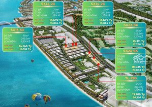 hàng ngoại giao liền kề vịnh tiên sát biển và sân golf giá hời