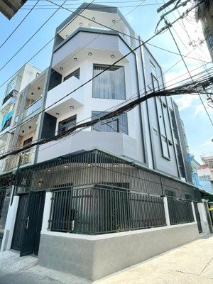 bán nhà hẻm 5m đường trịnh đình trọng, 5 x 13.5m, trệt 2 lầu sân thượng + nhà mới dọn vào ở liền