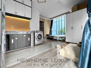 căn studio bancol mới ngay khu ẩm thực phan xích long rộng 40m2, thang máy, bảo vệ 24/7