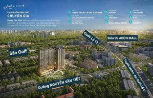 chỉ nhỉnh 3 tỷ sở hữu ngay căn hộ góc happy one mori ,view sân golf sông bé, 2 mặt thoáng siêu đẹp