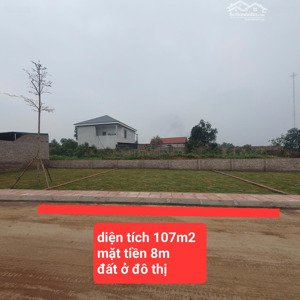 chính chủ cần bán nhanh lô đất phường tùng thiện rẻ hơn thị trường 300tr dt 107m2, mặt tiền 8.07m