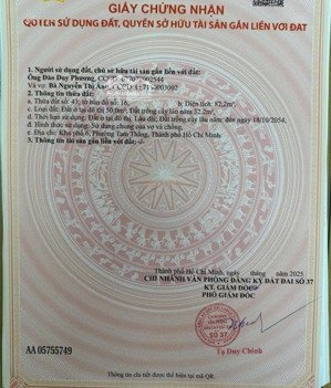 bán đất thổ cư tam thắng, tp.hcm sổ hồng mới