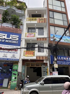 cho thuê nhà mặt tiền đường hồ bá kiện 1 trêt 3 lầu.