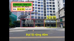 shop khối đế 2 tầng tòa c, diện tích gần 200m2 - bán chỉ 32 tỷ 395 triệu bao hết _ masteri quận 9