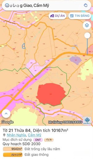 bán trang trại tại xã nhân nghĩa, cẩm mỹ, đồng nai, giá ưu đãi 15 tỷ, 10166 m2