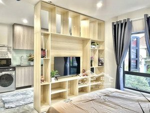 cho thuê căn hộ 35m2 gần q1, q2 full nội thất - ban công mới 100% tại nơ trang long, bình thạnh