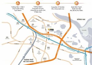 cơ hội cuối cùng sở hữu căn hộ tttm 2pn 1,7 tỷ cách metro 500m tại khu đông bắc tphcm