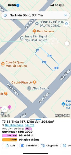 bán lô đất đường 15m5 vân đồn giá tốt đầu tư sơn trà nại hiên đông