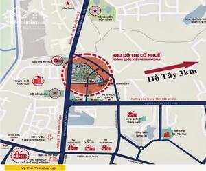 Bán chung cư đường Hoàng Quốc Việt – DT 77m2 – 2PN – Giá chỉ hơn 6 tỷ.