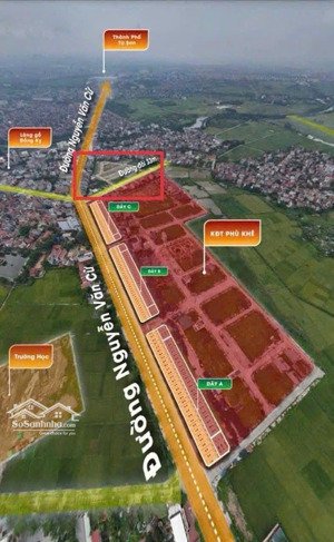 chính thức mở bán lô đẹp khu tam giác kđt đại an phù khê, từ sơn