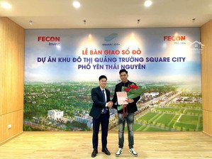 tư vấn đất nền quảng trường vạn xuân phổ yên,fecon square city, được đầu tư công lớn chỉ từ 36tr/m2