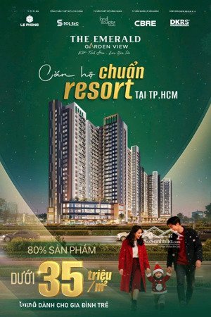 the emerald garden view - chỉ 1,39 tỷ/căn - thanh toán 0,5%/tháng - dưới 35tr/m2
