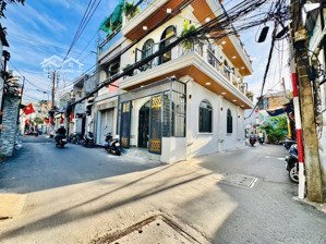 nhà đẹp gò vấp hẻm xe hơi, mặt tiền góc đường7, 4x12(46m2), trệt lầu sân thượng - thích quảng đức
