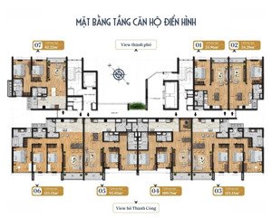 cần bán căn góc 1pn tại diamond park, 16 láng hạ, dt 57m2 view đẹp, đã có sổ!