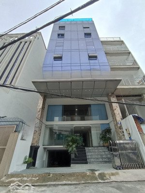 cho thuê tòa nhà đường nguyễn cửu vân, phường 17, dt: 8x25m. hầm - 6 tầng. sàn suốt. pccc