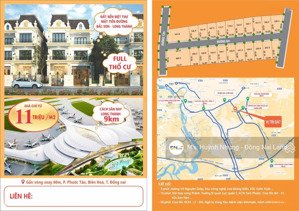 đất biệt thự giá rẻ, đường 8m, sổ riêng - full thổ cư - gần sân bay long thành - giá từ 11 triệu/m²
