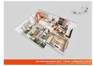 căn 2 phòng ngủ the aspira giá tốt nhất khu vực, sở hữu ngay chỉ từ 6,8 triệu/tháng