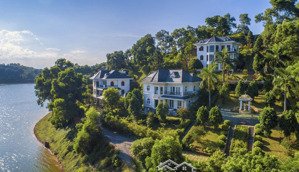 siêu phẩm đất nền biệt thự 500m2 khu biệt thự phan thị tại sơn tây - lưng tựa núi, mặt hướng sông