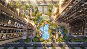 bán căn góc ban công đông bắc view bể bơi công viên nội khu bàn giao full nội thất