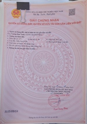 chính chủ bán gấp đất ngay trung tâm thương mại kdc phúc hưng golden