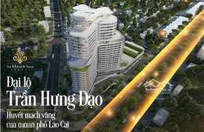 bán đất thương mại dịch vụ mặt phố trần hưng đạo, tp lào cai