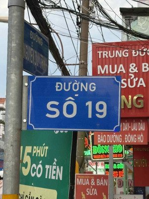 nhà 56m (3.4x16.5 vuông) mặt tiền đường 19 , p bình trưng tây ,q2 (5ty600)