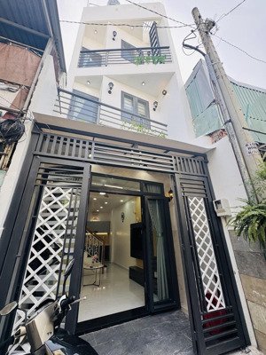 gò vấp - lê đức thọ p17 - 3 tầng full nội thất - 3.3x7.5m nỡ hậu 3.5m 27m2 -sổ riêng - 3.6 tỷ tl