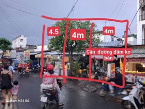 bán đất mặt tiền chiến lược dt 4x33m-phù hợp xây căn hộ- kinh doanh mặt bằng-khu sầm uất đông dân