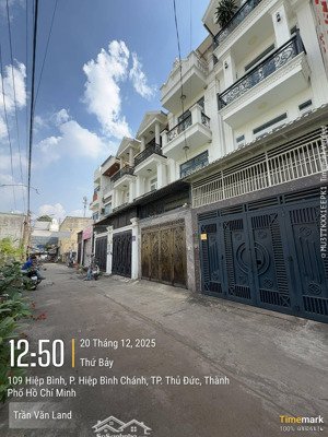 nhà 3 tầng + lửng, ngay chợ hiệp bình, ô tô đậu trong nhà, gần vạn phúc city