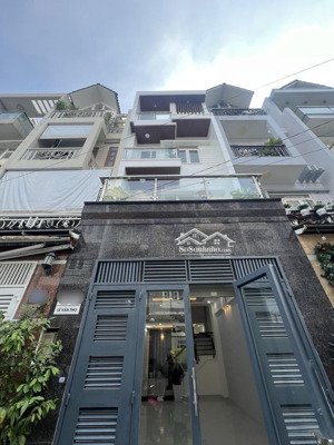 lê văn thọ - 4 tầng x 57m2 - khu phân lô đồng bộ cao cấp an ninh - hẻm 10m xe hơi - sổ riêng - 8.8t